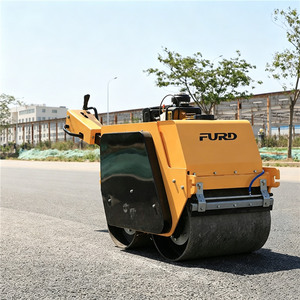 Mini-compacteur routier EPA Euro 5 de 550 kg à double tambour pour le remblaiement de fossés et la réparation <span class=keywords><strong>d</strong></span>'<span class=keywords><strong>asphalte</strong></span> - Product Image 4