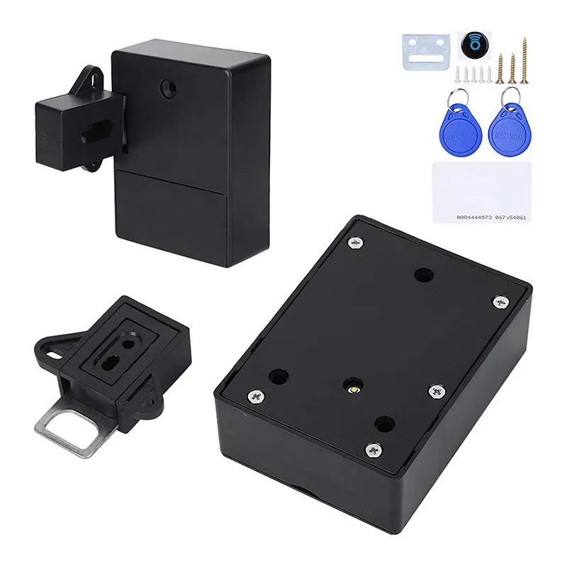 Invisible Magnetic Digital Cabinet Lock Rfid Plastic Safety Smart Drawer Hidden Lock