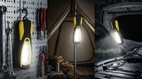 Lampe de travail portable magnétique COB 3W LED, alimentée par piles AA, en ABS, étanche IP65, lumineuse, 4100K blanc neutre, 190LM, 4 heures d'autonomie