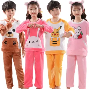 Pijama feminino novo design, padrão de cachorro para mulheres e crianças