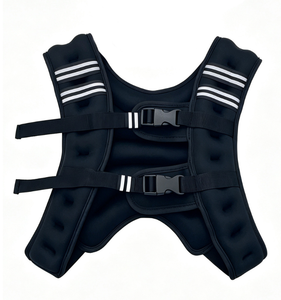 Weigh-bearing Vest Cross-border Fitness Aerobic Sandbag Invisible Sand Suit Reflective Stripe Weight-bearing Vest - Product Image 5