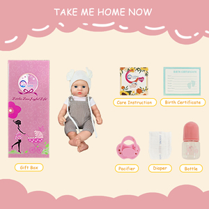 Muñeca Reborn de Silicona Platino 100% Realista de 16 Pulgadas, Cuerpo Completo de Silicona, Regordeta, con Piel Pintada en 3D, como un Bebé Real, para Niñas - Product Image 6