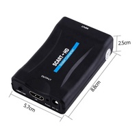 1080P SCART zu HDMI Audio-Video-Upscaler-Konverter AV-Signaladapter für HD-TV DVD für Sky Box STB Fernseher