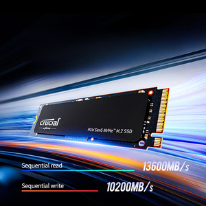 Berlaku untuk Crucial Micron T705 Pro 1TB 2TB SSD (Antarmuka M.2, NVMe PCIe 5.0 X4) dengan Kecepatan Baca 13,600 MB/s Desk - Product Image 4