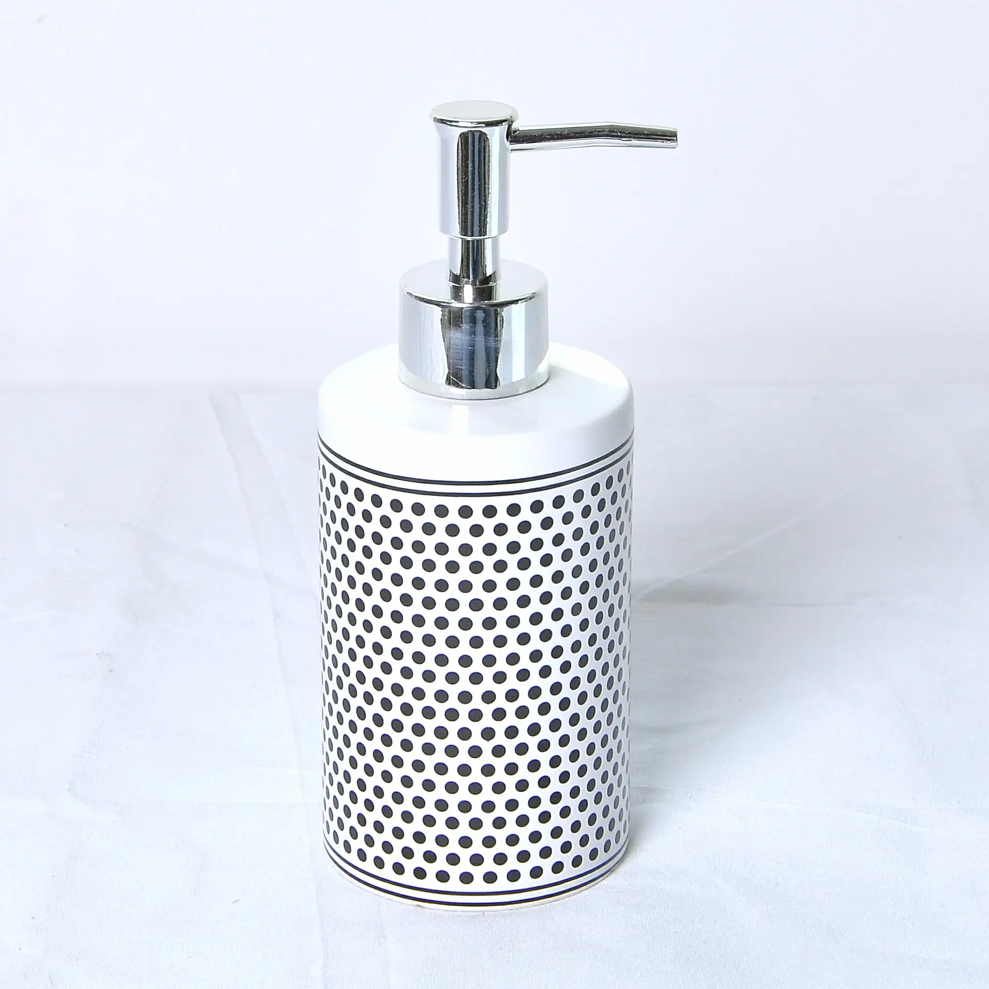 JIA SHUN, оптовая продажа, круглый белый керамический дозатор для жидкого мыла для дома, отеля