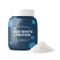 Chumita - Proteína de Clara de Huevo en Polvo Sabor Vainilla, Nutrición Deportiva, Sin Soya, 24G de Proteína de Clara de Huevo
