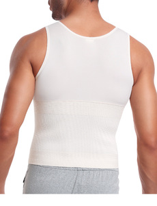 Camiseta Moldeadora de Compresión <span class=keywords><strong>con</strong></span> Ganchos para Hombre, Transpirable, para Pecho y Abdomen, Chaleco Térmico, Prenda Moldeadora - Product Image 6