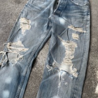 Personnalisé DTG Double taille élastique Pantalon décontracté à jambes larges Pantalon de skate lourd avec cordon de serrage Patch brodé Pantalon pour hommes