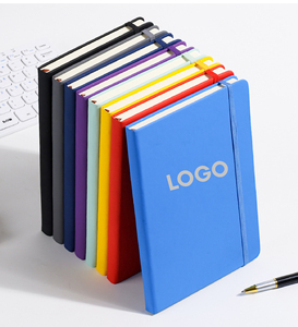 Cuaderno Personalizado de Tapa Dura A5 de Cuero PU con Logotipo Personalizado Impreso en Varios Colores, Duradero, Portátil, con Portaplumas - Product Image 1