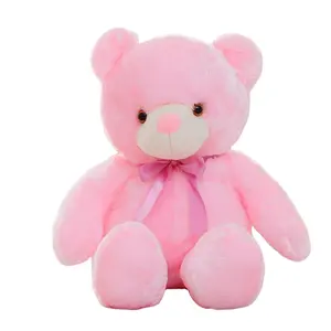 Dropshipping Lighting Bear Plush Toy Kids Hugging LED Teddy Bear Flash Stuffed Teddy Bear Toy