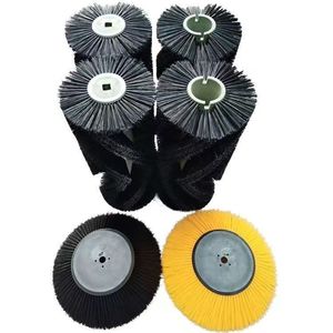 Brosse latérale synthétique à plaque supérieure en plastique pour <span class=keywords><strong>balayeuse</strong></span> de voirie <span class=keywords><strong>Nilfisk</strong></span> Cityranger, brosse à gouttière à poils synthétiques, modèle OEM industriel, la plus vendue - Product Image 6