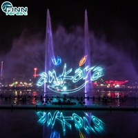 Wasserfeen-Laser-Projektions-Wasserbildschirm-Brunnen für Touristenattraktionen und Stadtparks