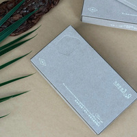 Caja de Cartón Rígido Gris Personalizada, Embalaje de Papel Rectangular Ecológico y Reciclable para Pequeñas Empresas y Lotes Pequeños