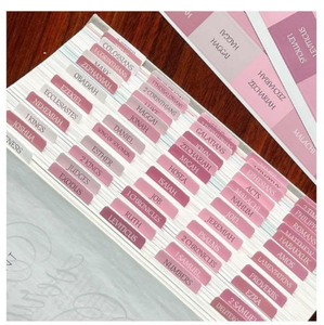 5 Hojas de Etiquetas Impresas, Accesorios para Estudio Bíblico, Pegatinas, Etiquetas Laminadas para Agenda, Diario, Cuaderno, Bloc de Notas - Product Image 6