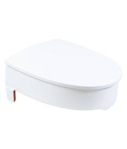 Rehausseur de siège de toilette à fermeture douce, design moderne, forme économique, lavage des fesses, télécommande, matériau ABS/plastique - Product Image 2