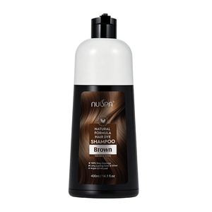 Shampoo <span class=keywords><strong>colorant</strong></span> capillaire Bingo, non allergique, fini doux, <span class=keywords><strong>teinture</strong></span> permanente marron, shampooing <span class=keywords><strong>colorant</strong></span> capillaire marron à base de plantes - Product Image 1