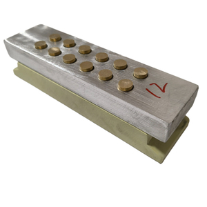 Placa de aluminio de 6, 7, 8, 10, 12, 16 pulgadas con orificios para disparo individual de estrellas, con componentes para la fabricación de fuegos artificiales, herramientas pirotécnicas, con base de latón. - Product Image 2