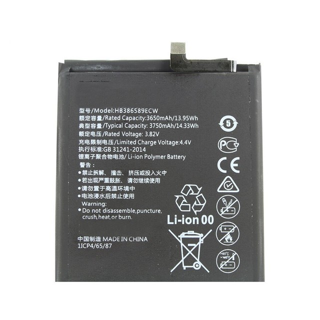 HB386589ECW Mobile Phone Battery for Huawei HONOR 8X HONOR P10 PLUS Mate20 Lite Li-ion Battery 3.82V 3750mAh