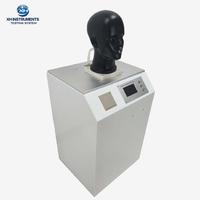 EN 149 Probador de resistencia respiratoria de máscara Válvula de bola de bronce y bomba de barril Equipo esencial para la comodidad de la respiración