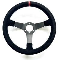 Volant Drifting 350mm JDM Drift Racing Deep Dish Volant sport 6 boulons avec rouge/bleu/jaune