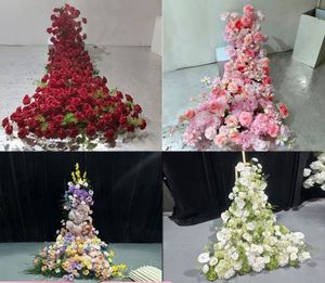 New Waterfall Artificial Flower Engagement Banquet Trailing <b>Table</b> Arrangement Wedding Backdrop Display Window Decoration. - Product Image 4