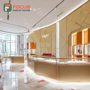 High Visibility Jewelry Store Display Furniture Metal <b>Frame</b> Brand Store Showcase Cabinet - Product Image 5