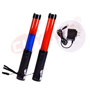 플라스틱 교통봉 충전식 LED 지휘봉 교통 신호봉 보안봉 점멸봉 - Product Image 2