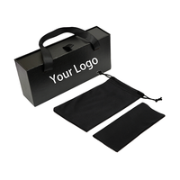 Logo personnalisé Tiroir en papier dur réutilisable de luxe Boîte d'emballage pour lunettes de soleil Étuis et sacs à lunettes