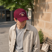 Casquette de baseball brodée avec logo d'entreprise personnalisé - Polyester/coton, unisexe, réglable, casquette de sport