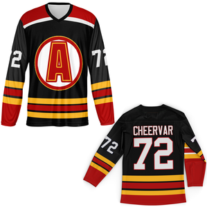 OEM Personnalisé Conçu Hockey Sur Glace Maillot Chemises pour Adultes Sublimation Technique Personnalisé Nom De L'équipe - Product Image 6