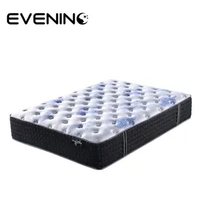High quality 13inch high quality hybrid orthopedics pocket spring memory foam king size natural latex mattress for bed room