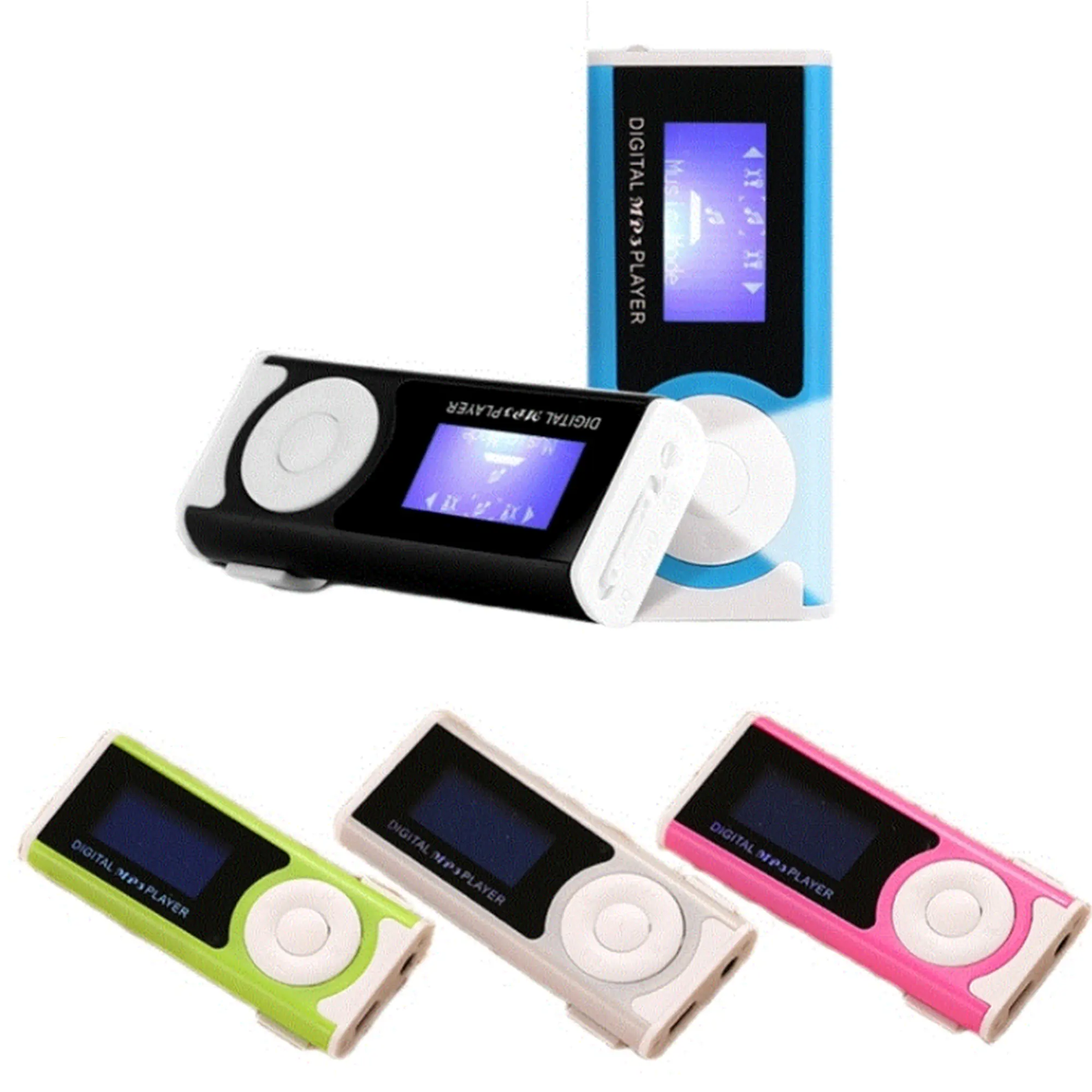 Clip USB Mp3 Player Sport Support 1GB 2GB 4GB 8GB Tf-Karte Tragbarer Mini Music Media Player