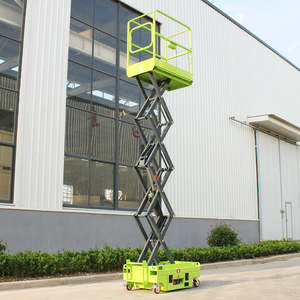 Andamio eléctrico barato de 3,5 m, 5m, 7,9 M, altura de elevación múltiple, escalera telescópica de aluminio plegable, elevador de Material - Product Image 4