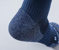 Chaussettes de travail en coton pour hommes ODM, chaussettes athlétiques amortissantes, acceptent la personnalisation du design pour la randonnée, la course à pied, l'entraînement