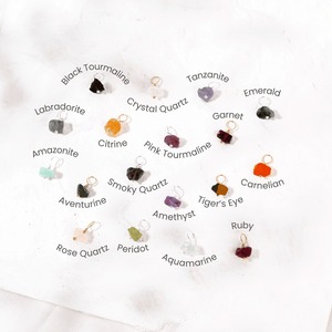 Handmade Phụ Nữ Của Citrine Đá Thô Mặt Dây Chuyền Vòng Cổ 8-10Mm Tự Nhiên Birthstone Đồ Trang Sức Với Chuỗi Hộp - Product Image 6