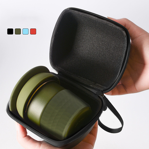 Voyage main café ensemble nouvelles idées vacances cadeau en plein air voiture Camping Portable Silicone filtre tasse entrée combinaison cadeau boîte articles - Product Image 2