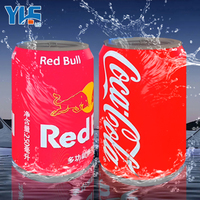 HD P2 P2.5 Lata de bebidas Anillo interior al aire libre Tire Botella de cerveza Lata Pantalla LED para publicidad Pantalla personalizable