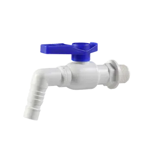 Sanitary Ware Red T-Handle Plastic PVC Bibb tap