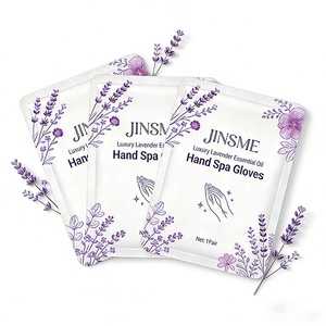 Gants de spa pour les mains à l'huile essentielle de lavande de luxe 30 ml – Masque hydratant, nourrissant et lissant pour les mains, adapté aux peaux mixtes - Product Image 1
