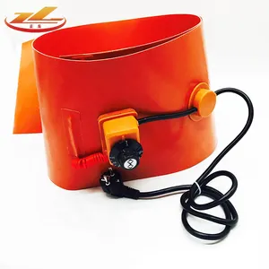 Drum Pail Heater 55-Gallon 10inch Heat Pad Silicone Barrel Band Warmer