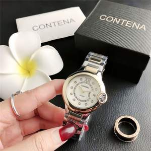 Relojes para niños por menos de 2 dólares con logotipo personalizado, calendario, acero inoxidable, minimalistas, impermeables, de lujo, sencillos, de marca, para mujer. - Product Image 1