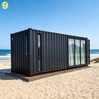 Structure en acier préfabriquée Goeasy, design modulaire de luxe pour les résidences et les centres de villégiature en bord de mer, maison modulaire en conteneur