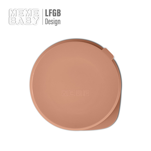 Assiette en porcelaine incassable pour enfants, assiette à compartiments en silicone avec ventouse, vaisselle antidérapante, passe au lave-vaisselle, pour l'alimentation des tout-petits - Product Image 6