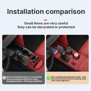 <b>Car</b> Interior Silicon Pad Fits Tightly Into Storage Groove Protect Original <b>Car</b> storage <b>accessories</b> <b>for</b> 9th Gen Toyota Camry - Product Image 5