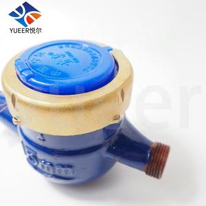 DN15 DN20 Huishoudelijke Multi-Jet Type Hoge Gevoeligheid Messing Ijzer Digitale Koud Water <span class=keywords><strong>Flow</strong></span> <span class=keywords><strong>Meter</strong></span> Instrument - Product Image 4