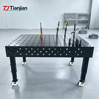 Mesa de Soldadura 3D D28 de Precisión, Mecanizada por CNC, Plataforma Modular de Hierro Fundido de Alta Planitud con Sistema de 28 mm para Trabajos en Metal