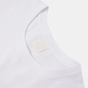 Camiseta de Verano de Punto Formal de Alta Calidad para Hombre, Estilo Vintage, Súper Suave, 100% Algodón, Cuello en V, Ribete en Contraste, Logotipo Personalizado, Estampado, Manga Corta - Product Image 5