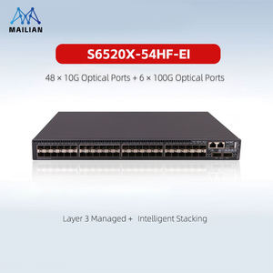 Commutateurs d'aggregation modulaires L3 10G/100G de la série H3C S6520X-EI pour les réseaux EVPN-VXLAN de campus et de centre de données - Product Image 1