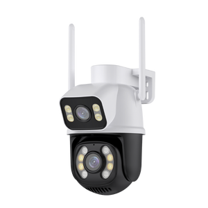 Caméra PTZ intelligente WiFi couleur A28, capteur CMOS 6MP, vision nocturne, stockage cloud, alarme de sécurité, double objectif sans fil - Product Image 3