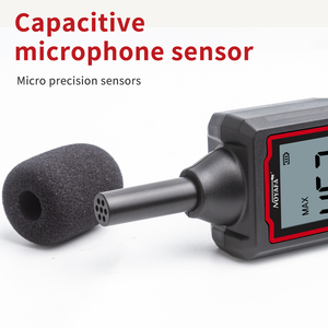 Máy đo tiếng ồn kỹ thuật số Noyafa Nf-562 30 ~ 130db Máy đo tiếng ồn cầm tay có đèn nền báo động - Product Image 6